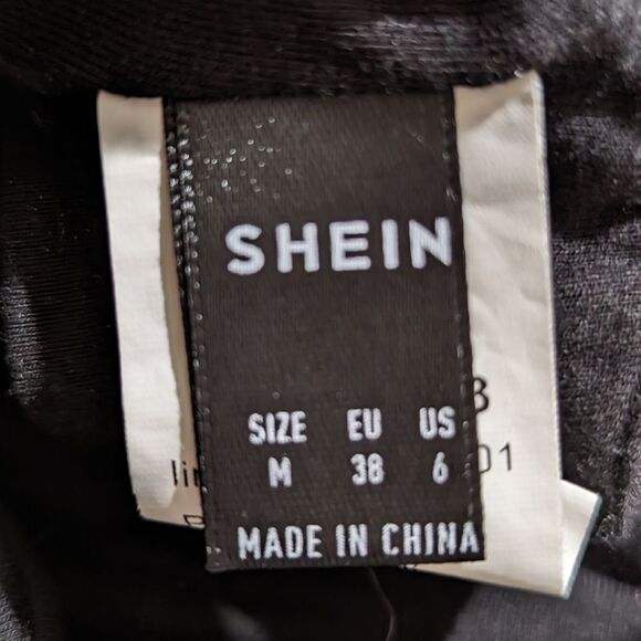 Shein Skeleton F U Bralette Black Medium - Picture 3 of 3